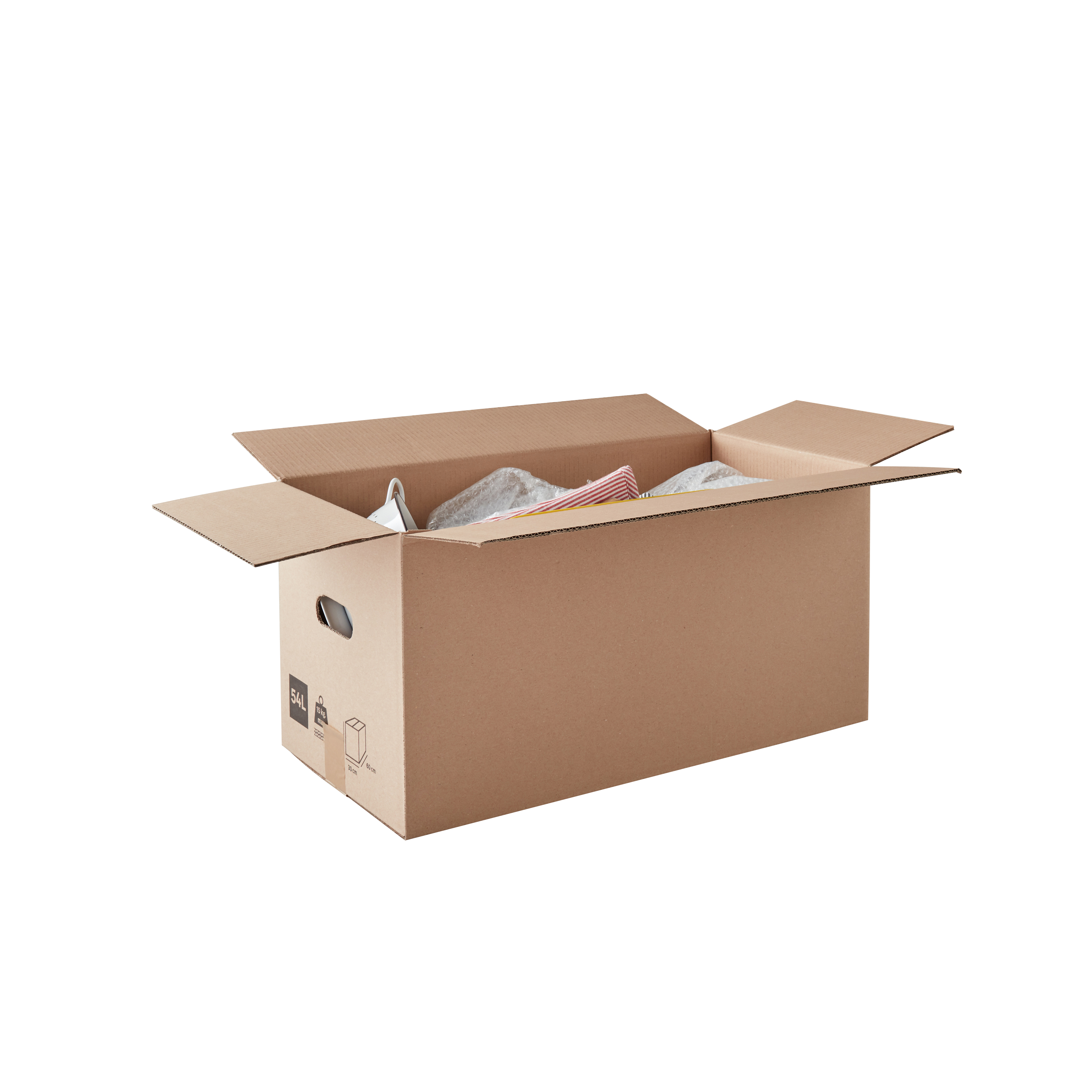 Caixa de cartão PACK 10UNIDADES 60X30X30CM 54L - 3