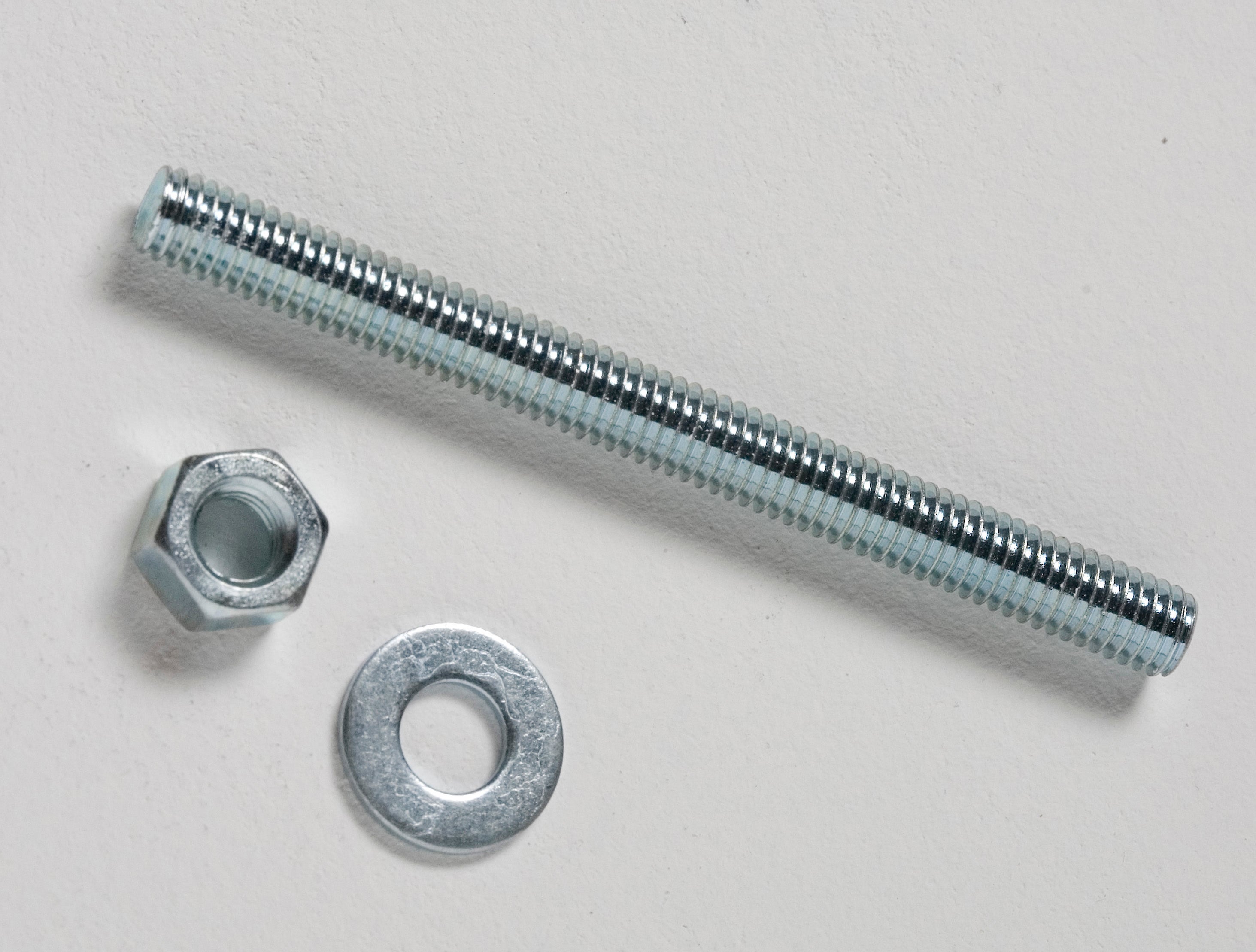 Lot de 4 tiges filetées pour scellement chimique STANDERS, Diam.6 x L.70 mm - 2