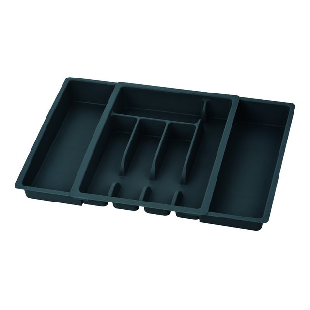 Portaposate estensibile L 48 x P 48 x H 48 cm grigio