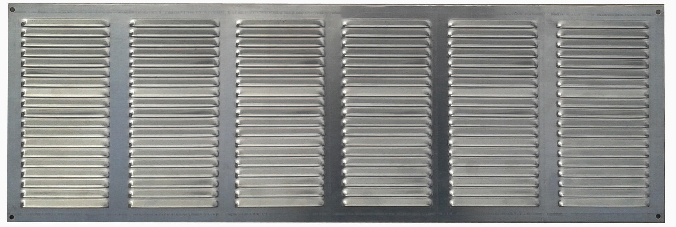 Grilles à auvents en aluminium anodisé - GA AN 190 x 80 GAM - 6646 ANJOS - 6646