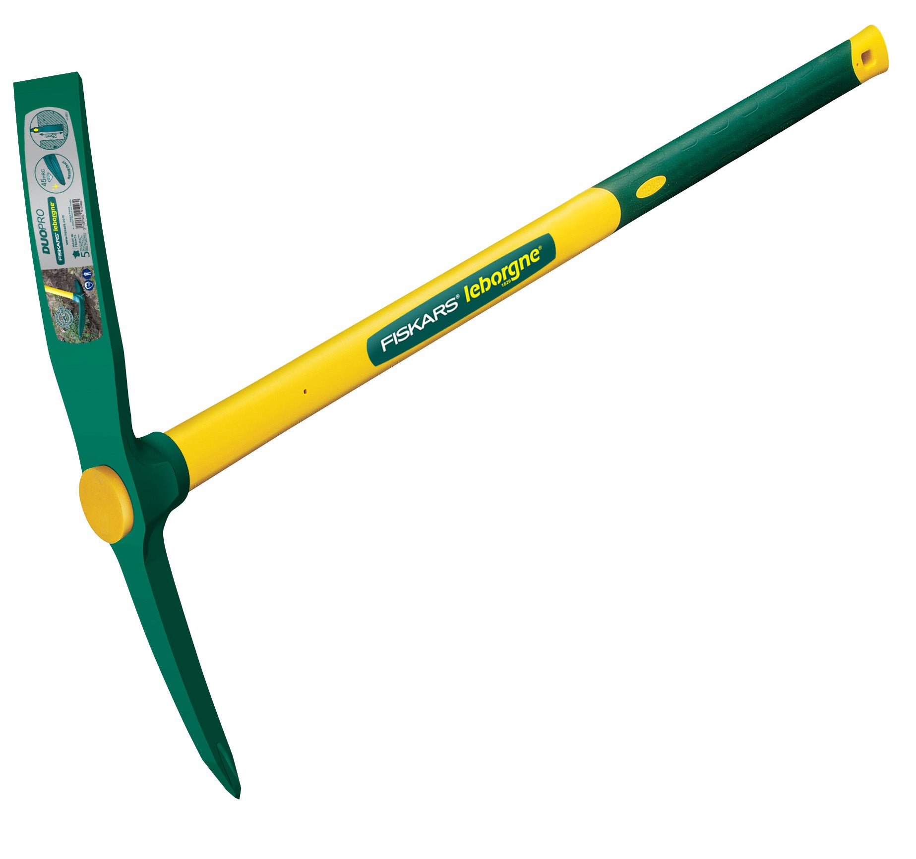 Pioche terrassière acier forgé LEBORGNE, manche composite L.90 cm - 5