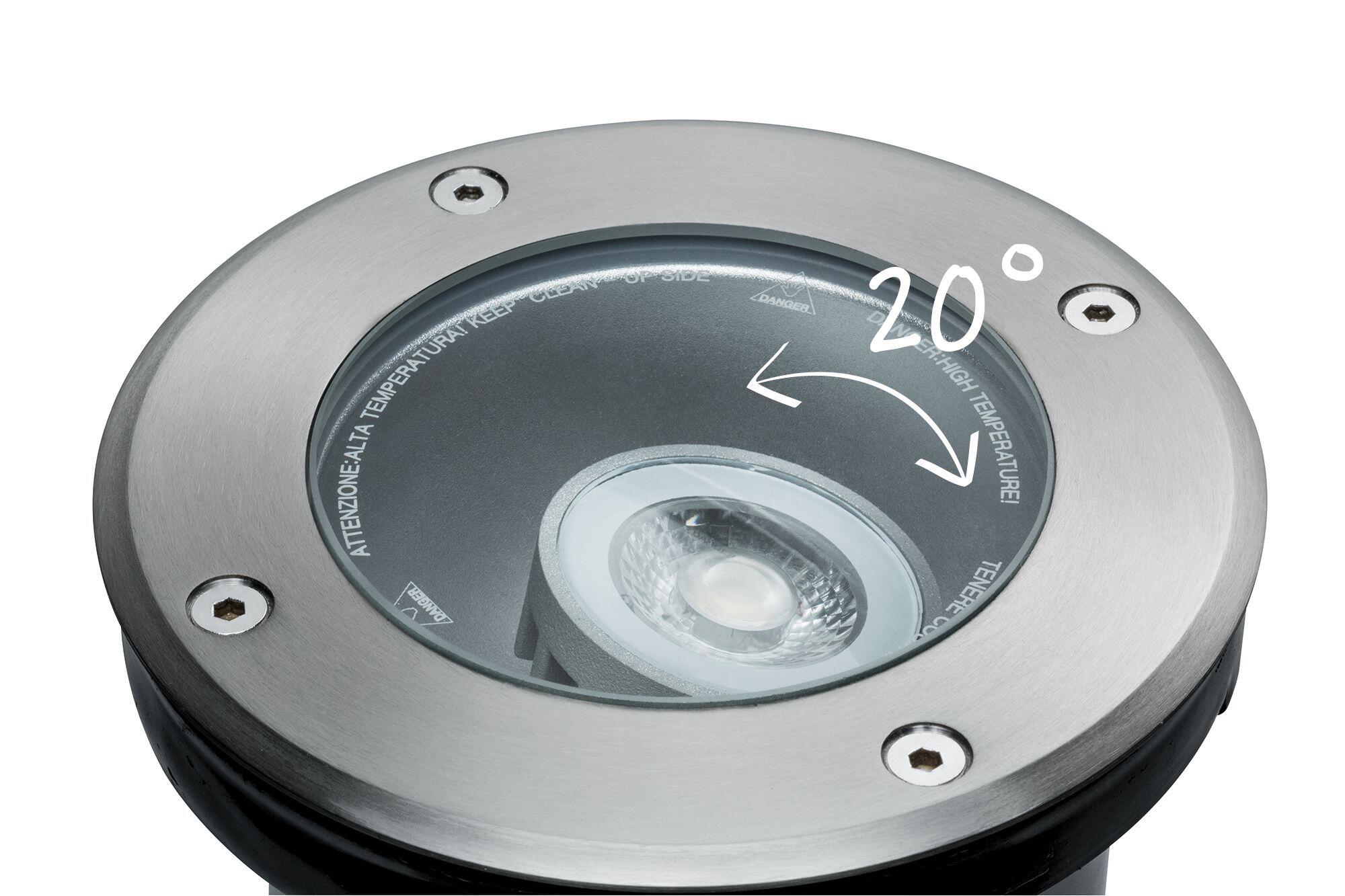 Spot à encastrer extérieur Plug & shine LED intégrée 609 Lumen D14 cm PAULMANN - 2