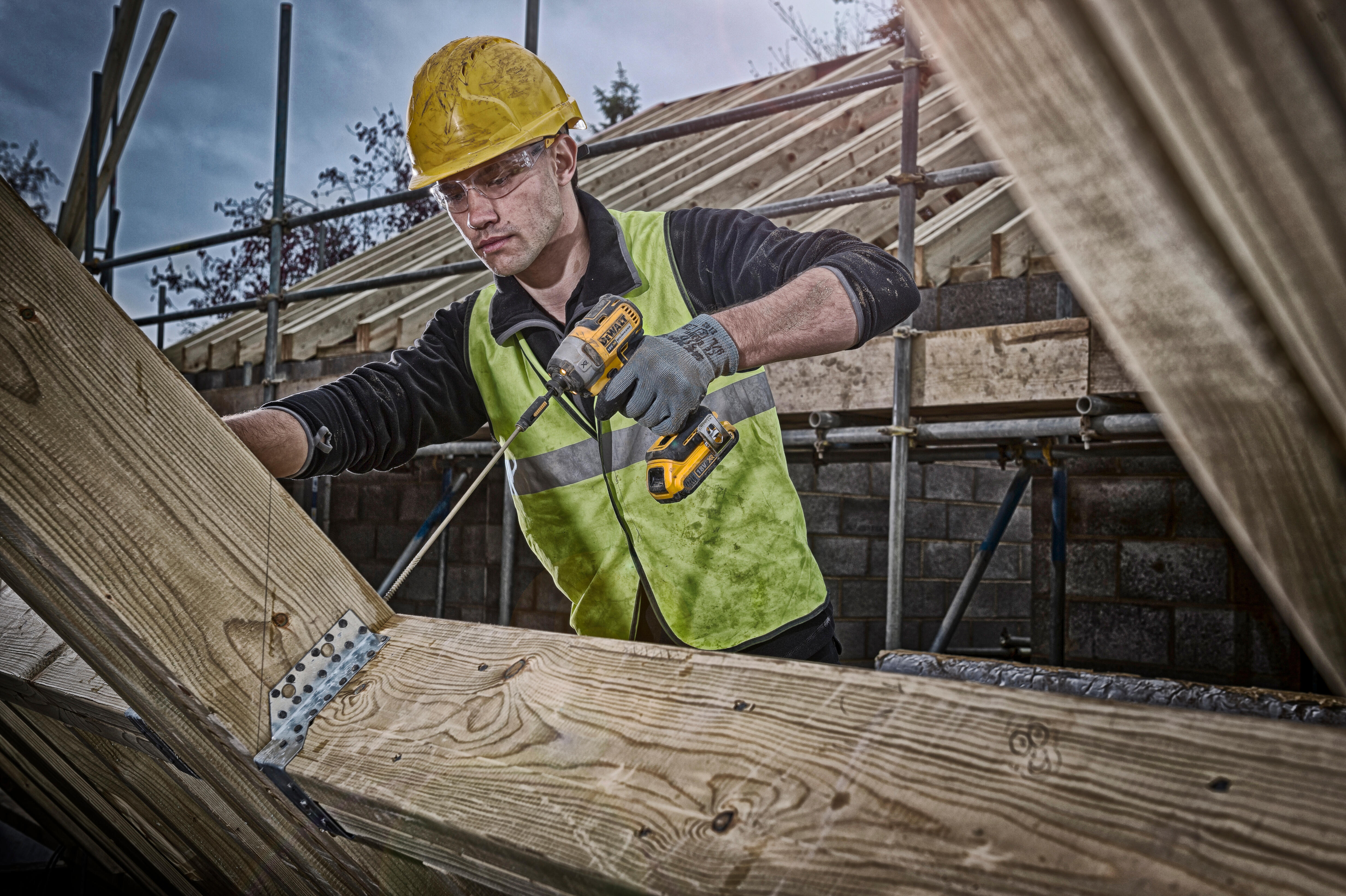 Visseuse à choc sans fil sans batterie DEWALT XR DCF887NT-XJ, 18 V - 3