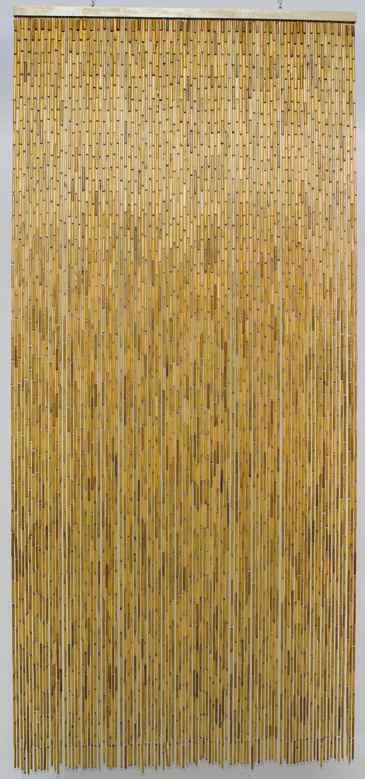 Rideau de porte en bambou, l.90 x H.200 cm, bambou naturel, E 148 naturel - 2