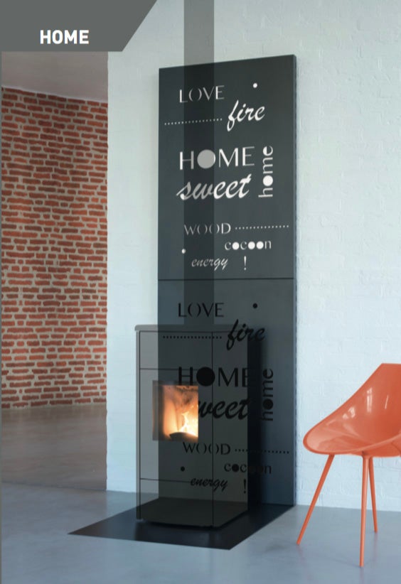 Plaque de protection murale noir sablé DEVAUX Home, l.80 cm x H.120 cm - 2