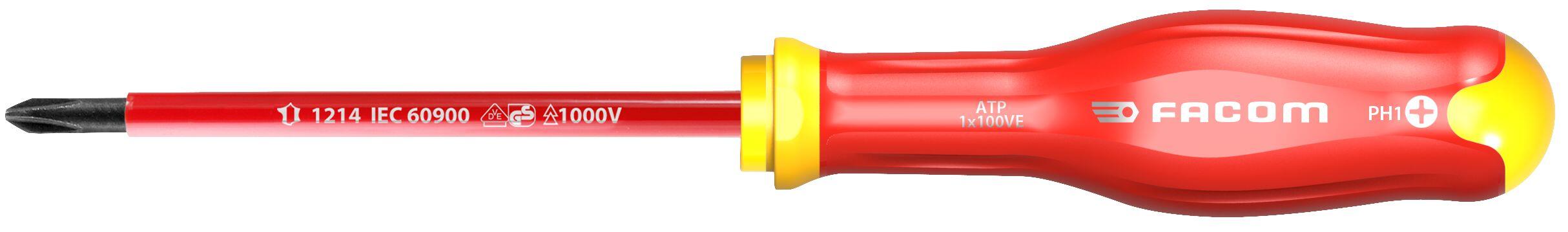 GEDORE Tournevis Cruciforme PH1 - Mini Tournevis Court Avec Manche GEDORE Tournevis Cruciforme PH1 - Mini Tournevis Court Avec Manche