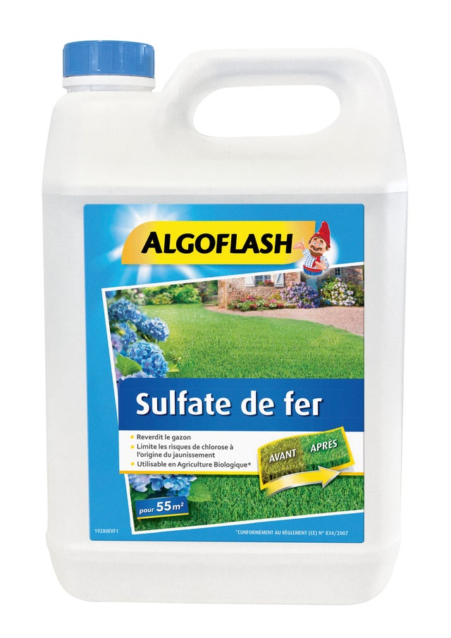 Sulfate de fer polyvalent ALGOFLASH 5L