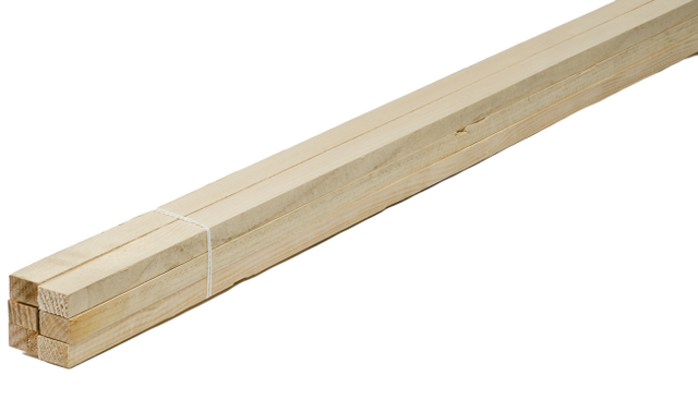 120 Baguettes En Bois Carrées 25 X 1 X 1 Cm - Pour Bricolage, Modélisme, Déco DIY - Pin Naturel, Facile à Peindre Bois Brut Projet Créatif DIY