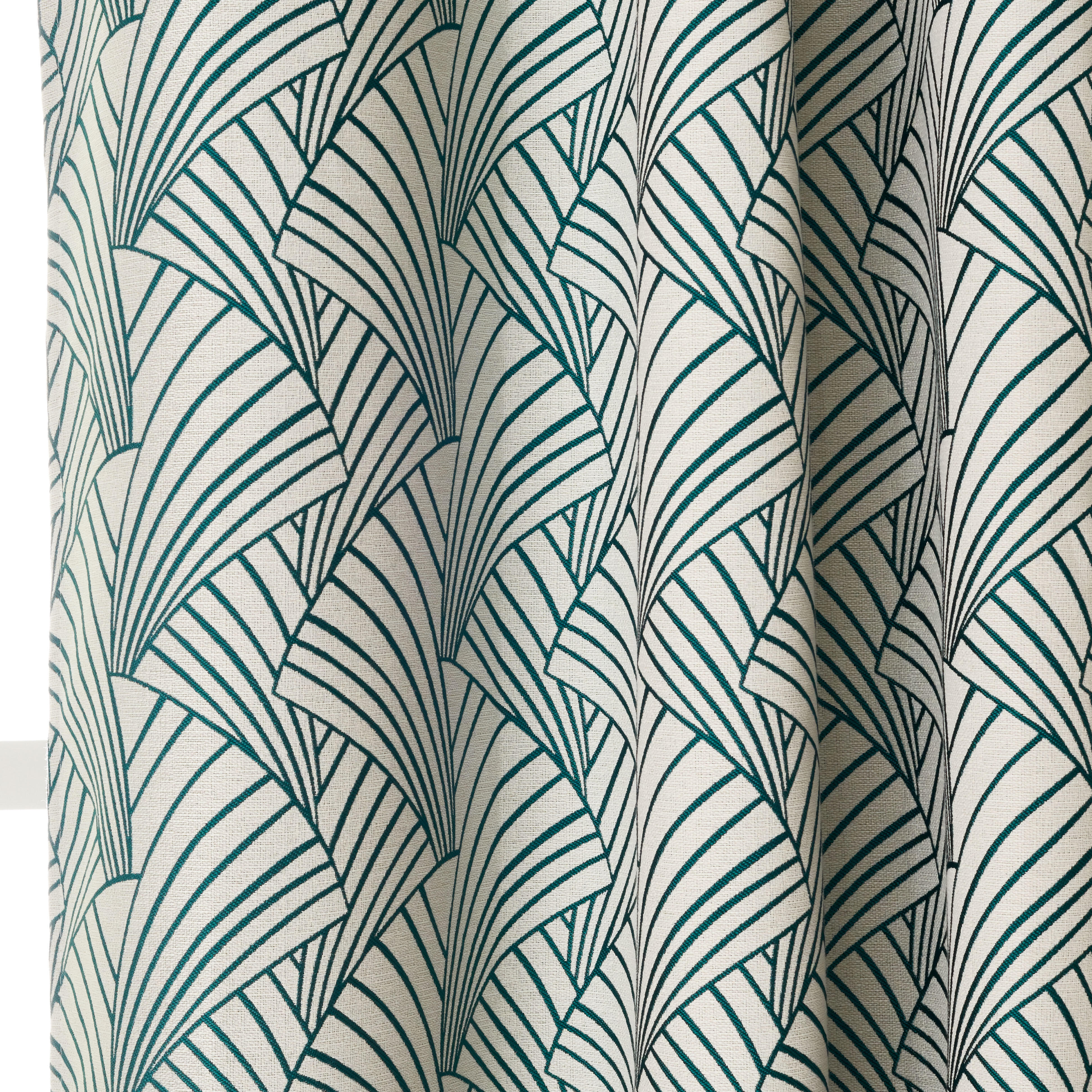 Rideau tamisant, Ardeco, vert H.250 x l.135 cm - 6