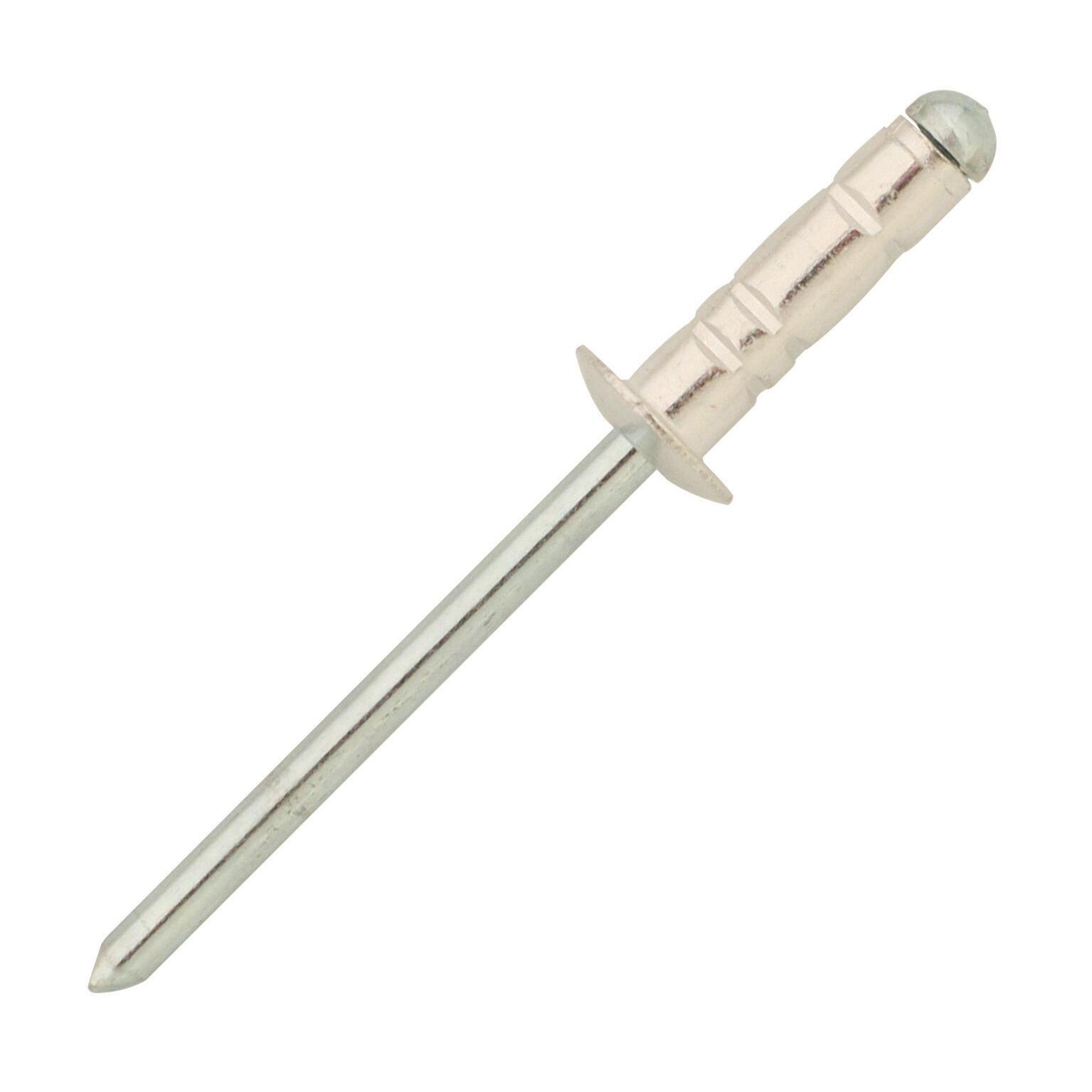 Rivetti in acciaio L 14 x H 4 mm Ø 4 mm 20 pezzi | Leroy Merlin