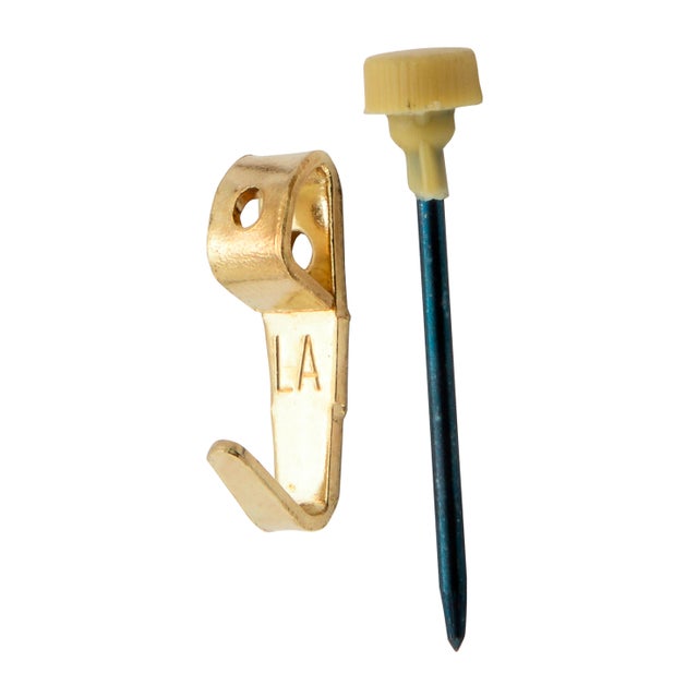 Lot 10 crochets + aiguilles pour tableaux et cadres légers LE CROCHET FRANCAIS