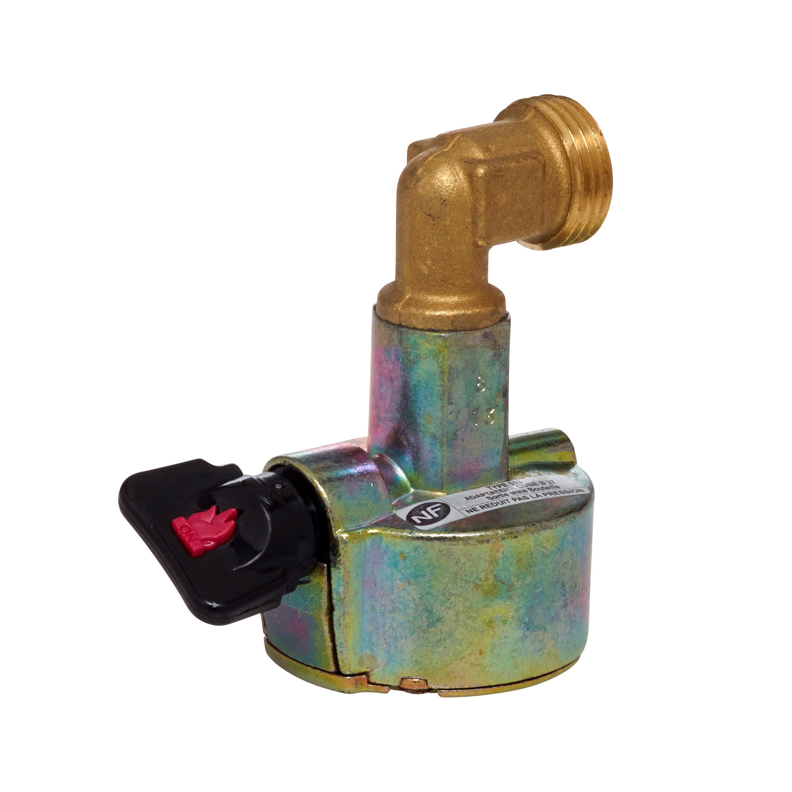 Robinet adaptateur gaz butane / propane pour cube et viseo x Diam.27mm, BUTAGAZ - 2