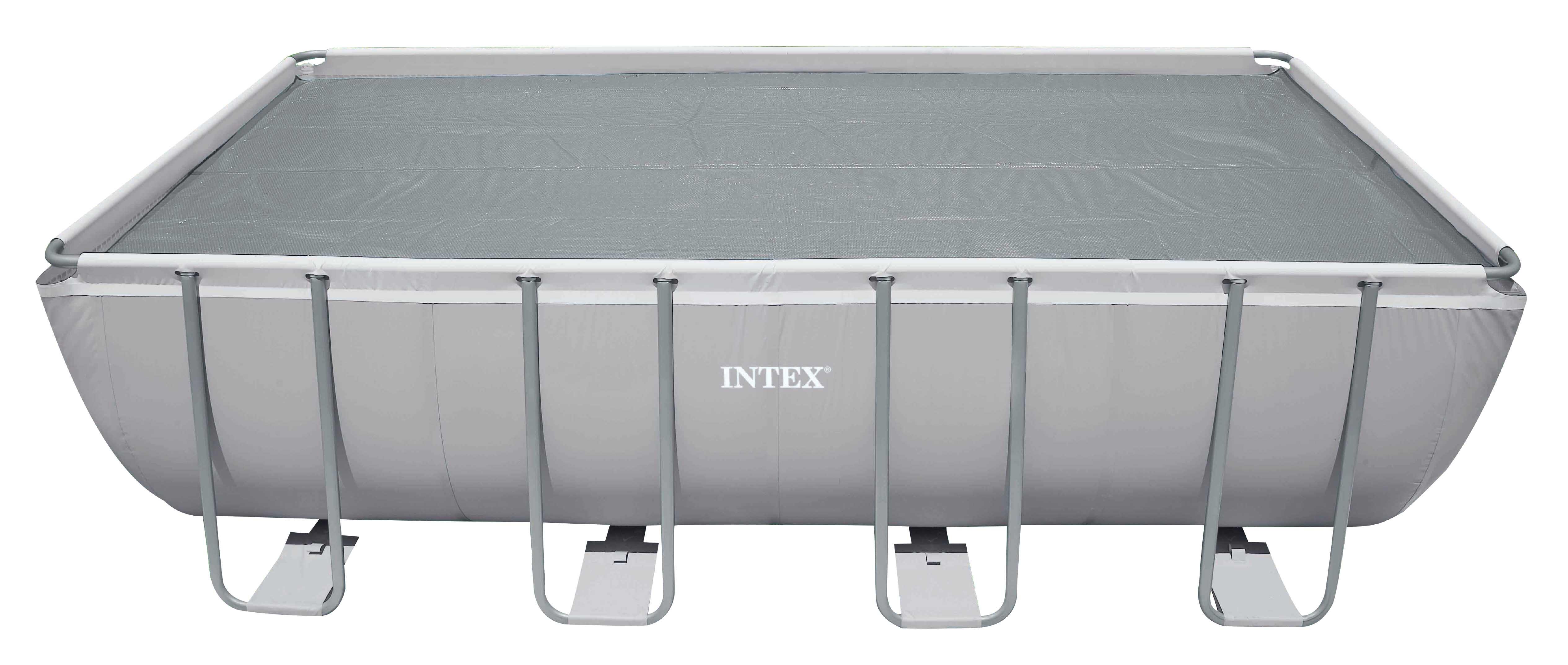 Bâche à bulles rectangulaire INTEX 5,40 x 2,55m pour piscine 5,49 x 2,74m - 2