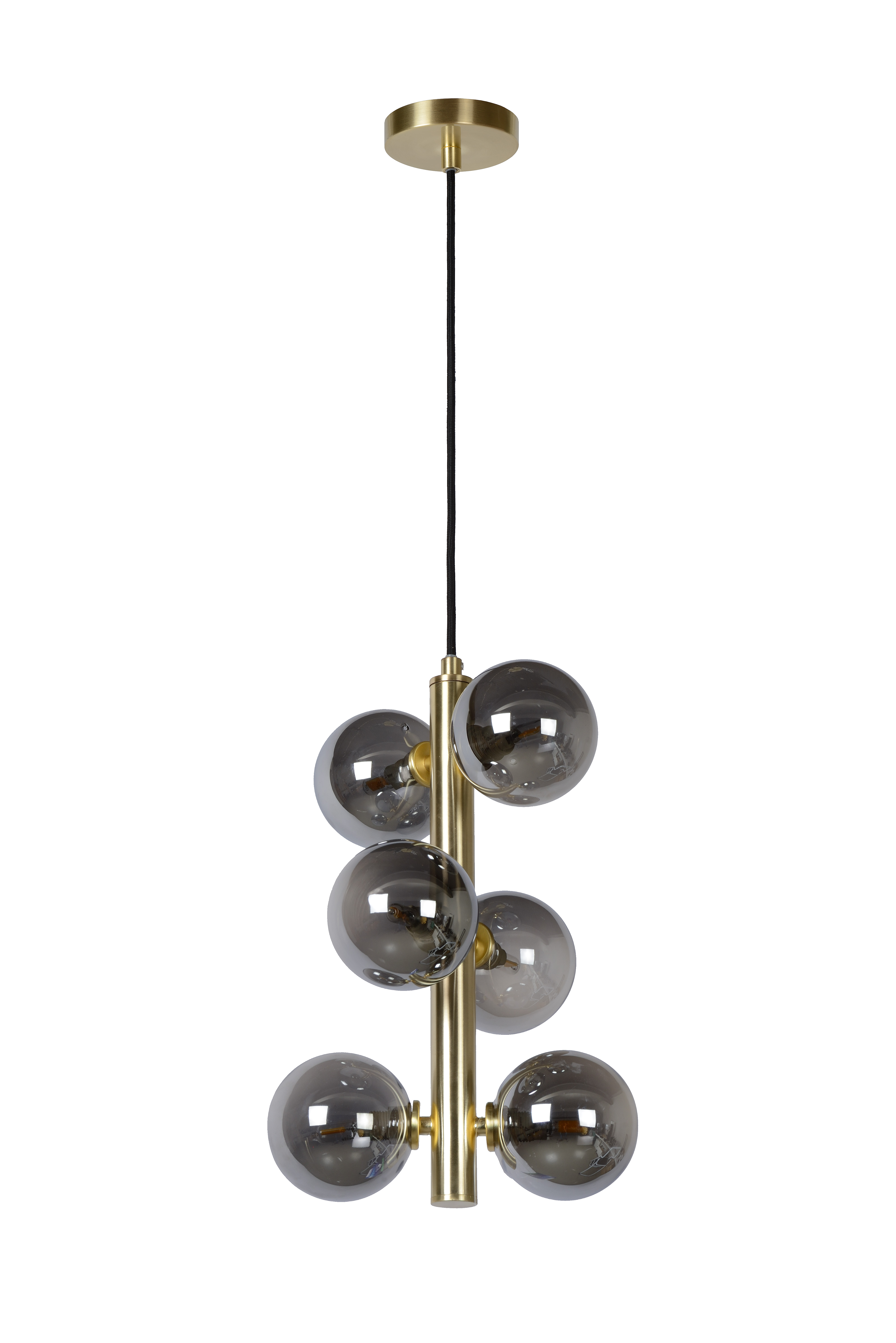 Suspension Tycho verre, fumée, Diam.25.5 cm, G9 - 5