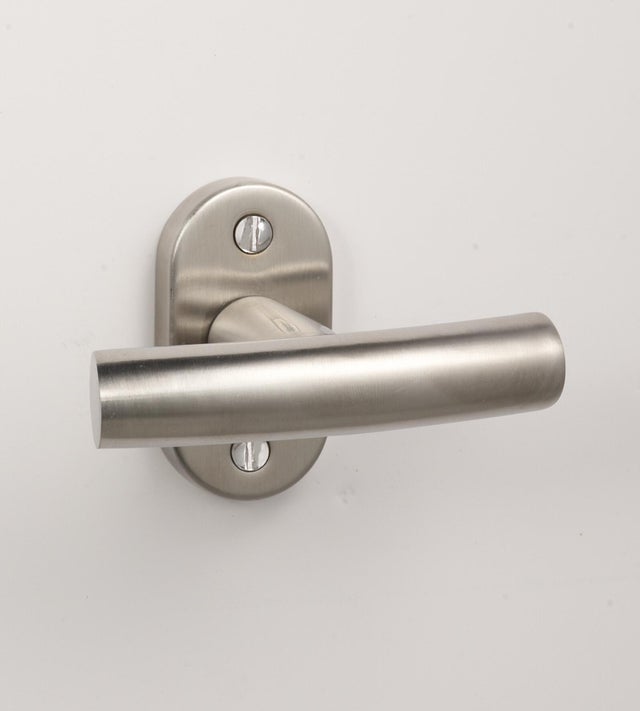 Poignée de fenêtre INSPIRE Margaud, acier inoxydable brossé nickel