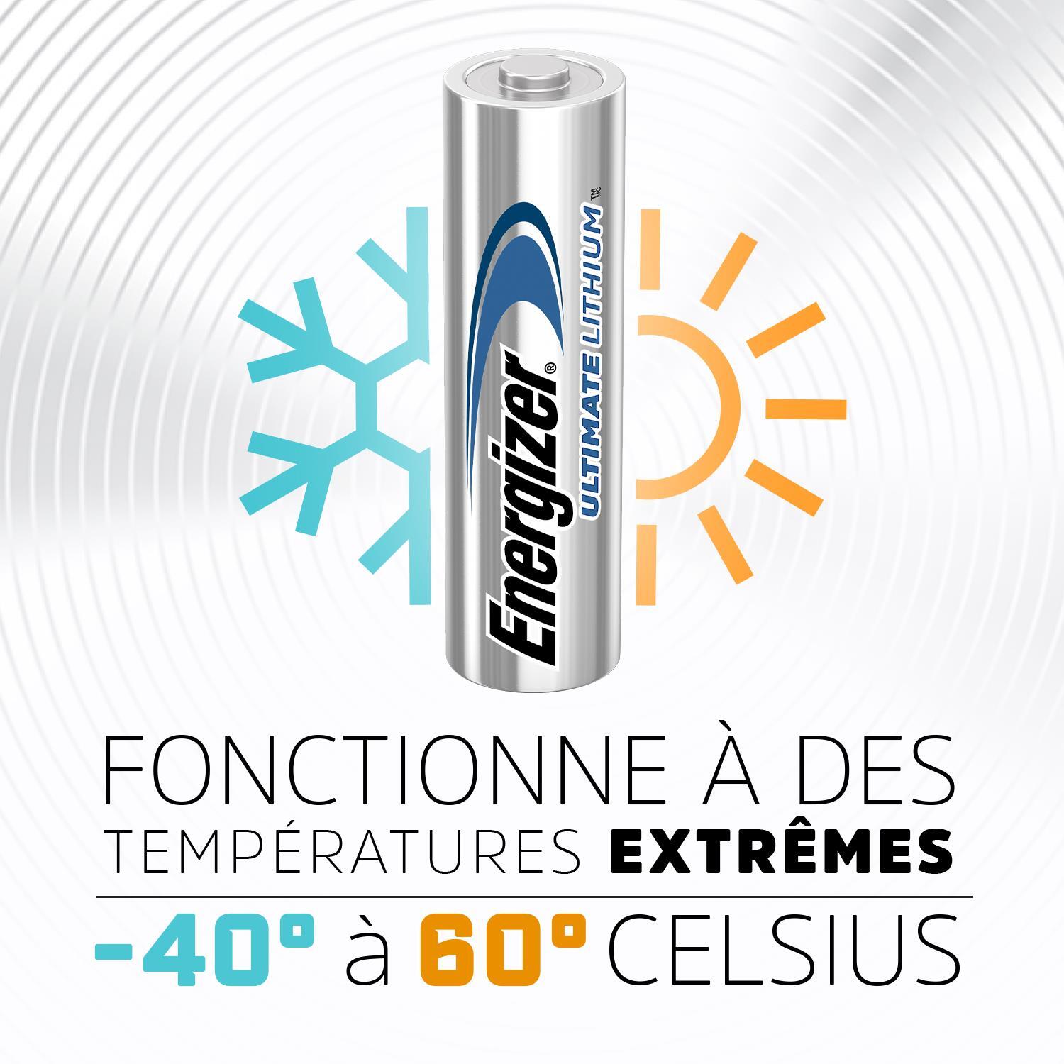 Lot de 4 piles LR06 AA, ENERGIZER - 4