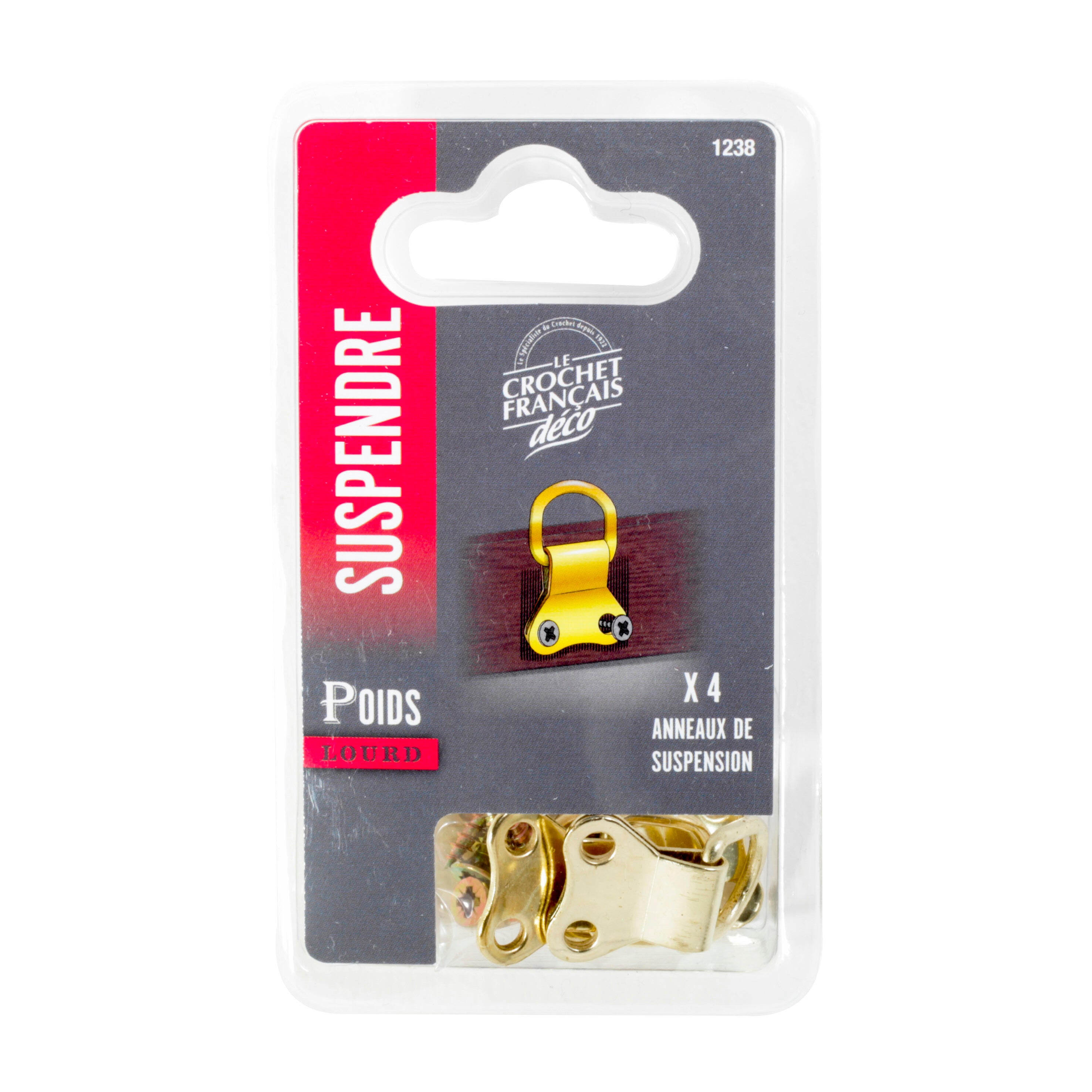Lot de 4 anneaux LE CROCHET FRANCAIS - 3