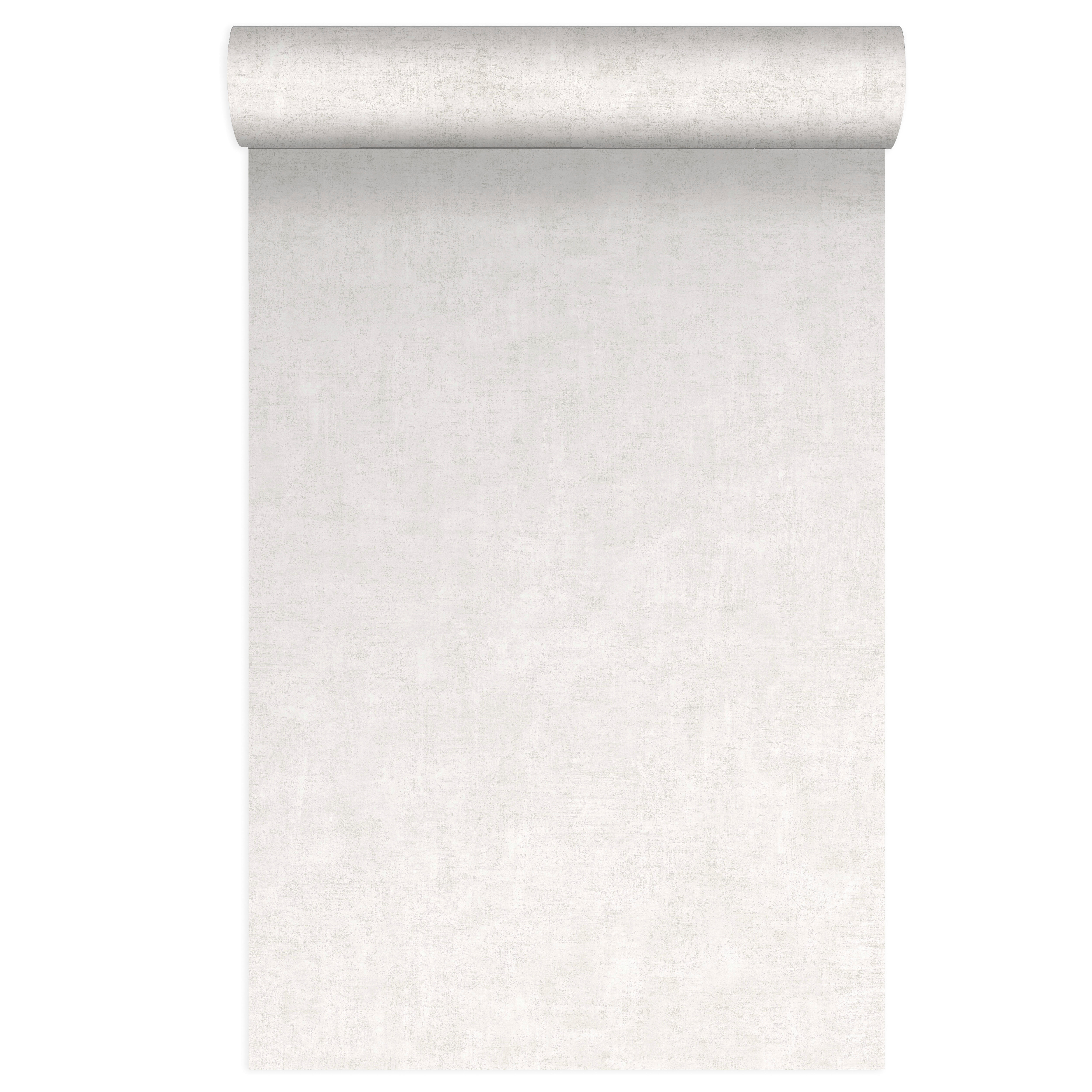 Papier peint vinyle sur intissé Patine blanc - 9