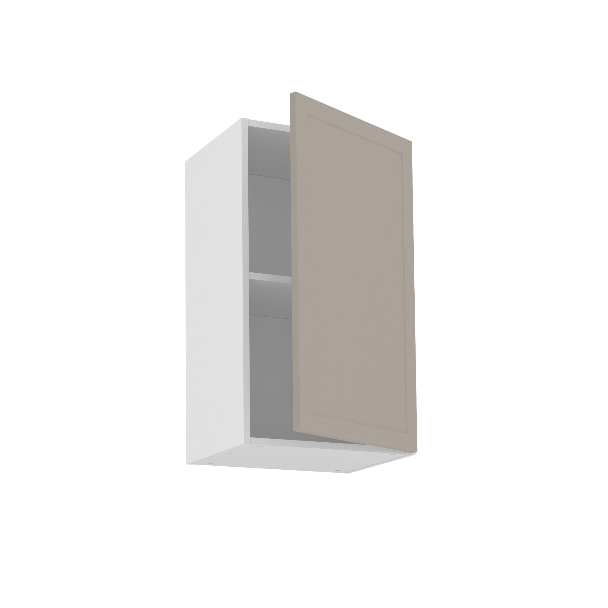 Szafka kuchenna wisząca kompletna Newport 45 cm taupe Delinia iD