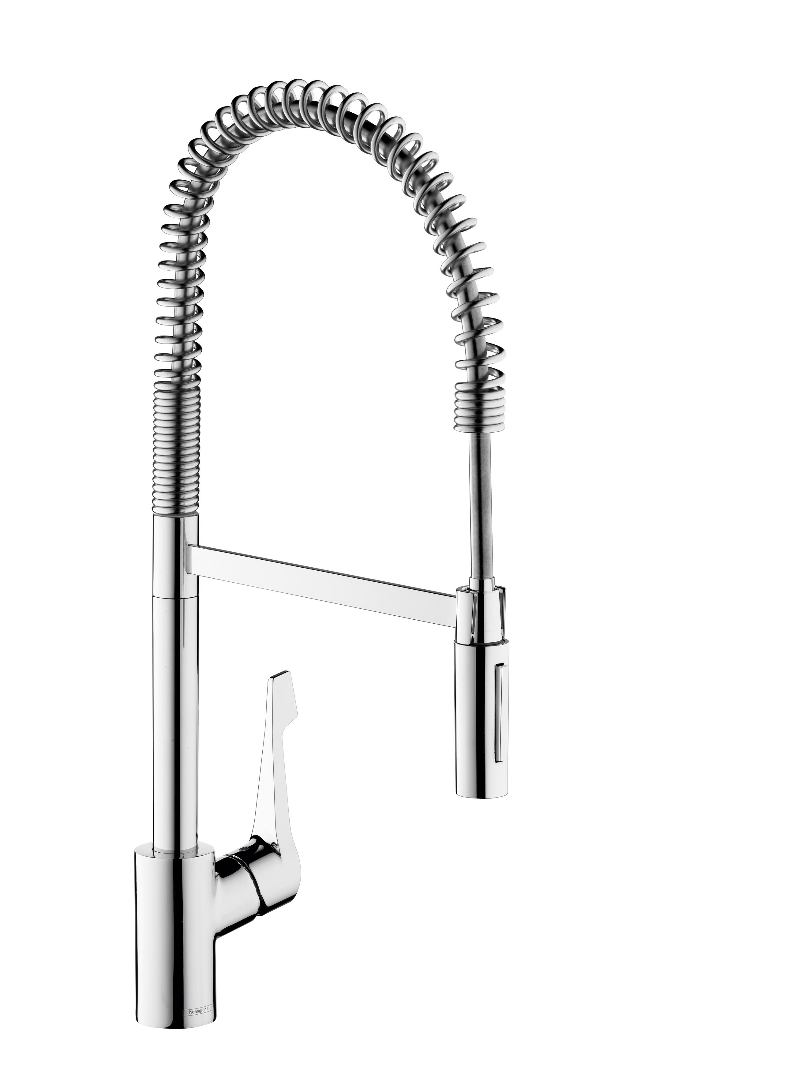 Rubinetto da cucina con doccetta a collo di cigno Cento XXL cromo lucido HANSGROHE - 5