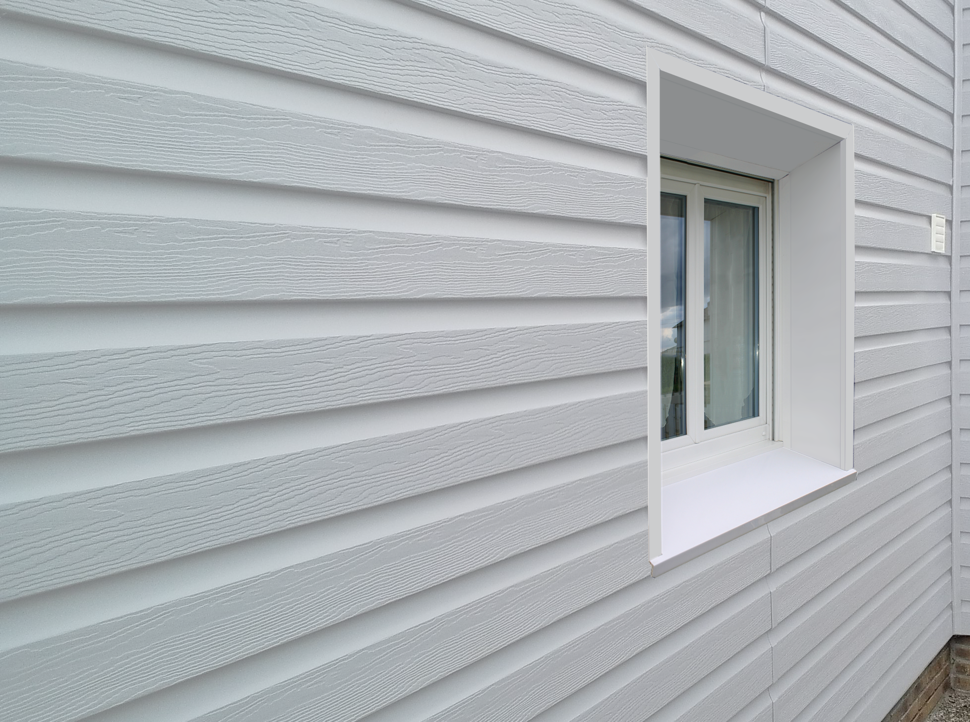 Profil battée pvc FREEFOAM Faza / solid blanc 9003 3 m - 2