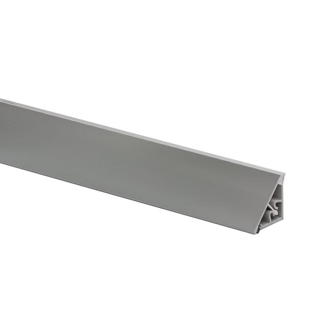 Leroymerlin Alzatina alluminio argento L 300 cm x H 2.7 cm spessore 19 mm