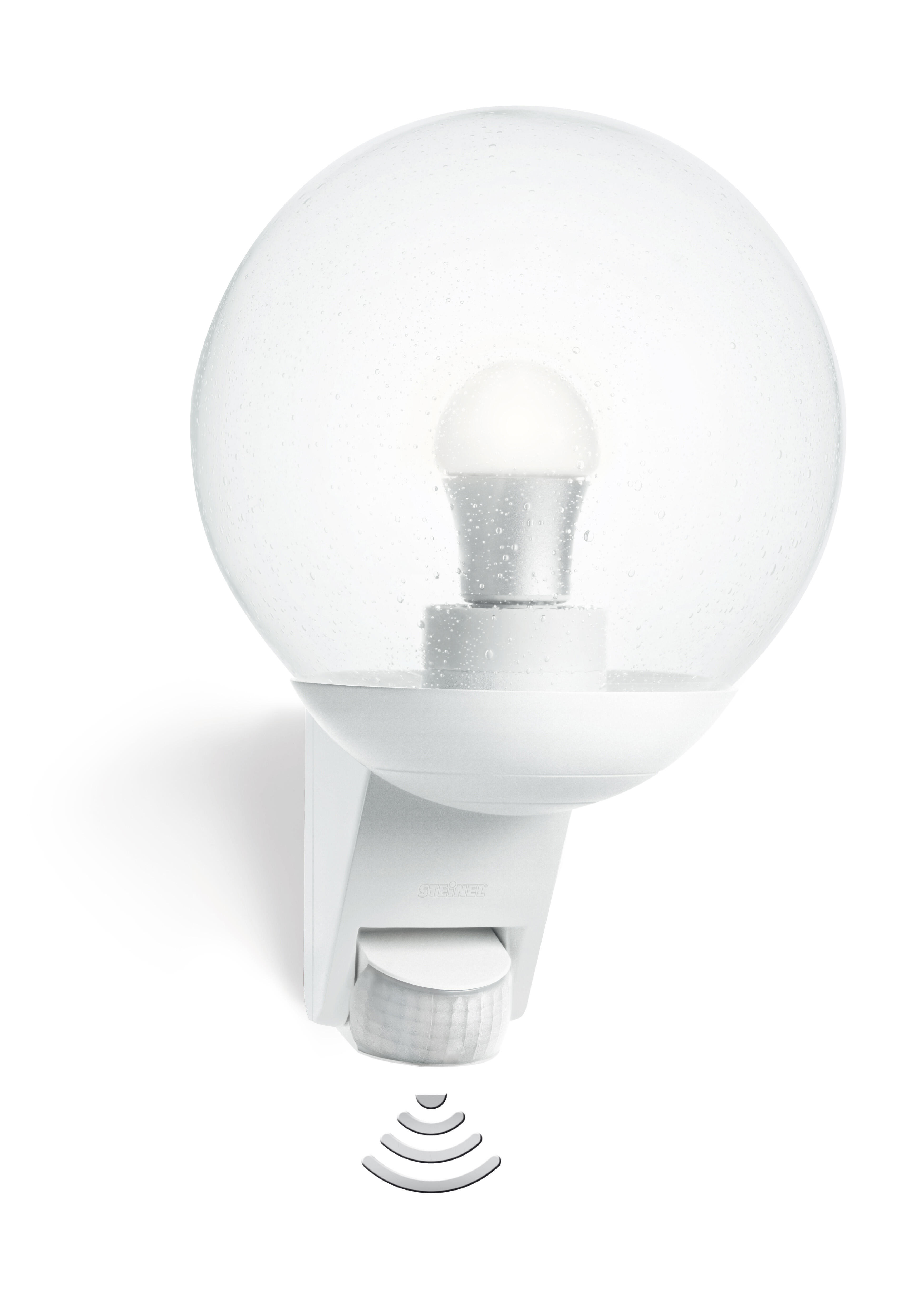 Applique classico da esterno L 585S bianco con sensore di movimento IP44 E27 STEINEL - 9