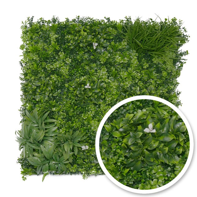 Mur végétal artificiel liseron, H.1 x L.1 m, FRANCE GREEN