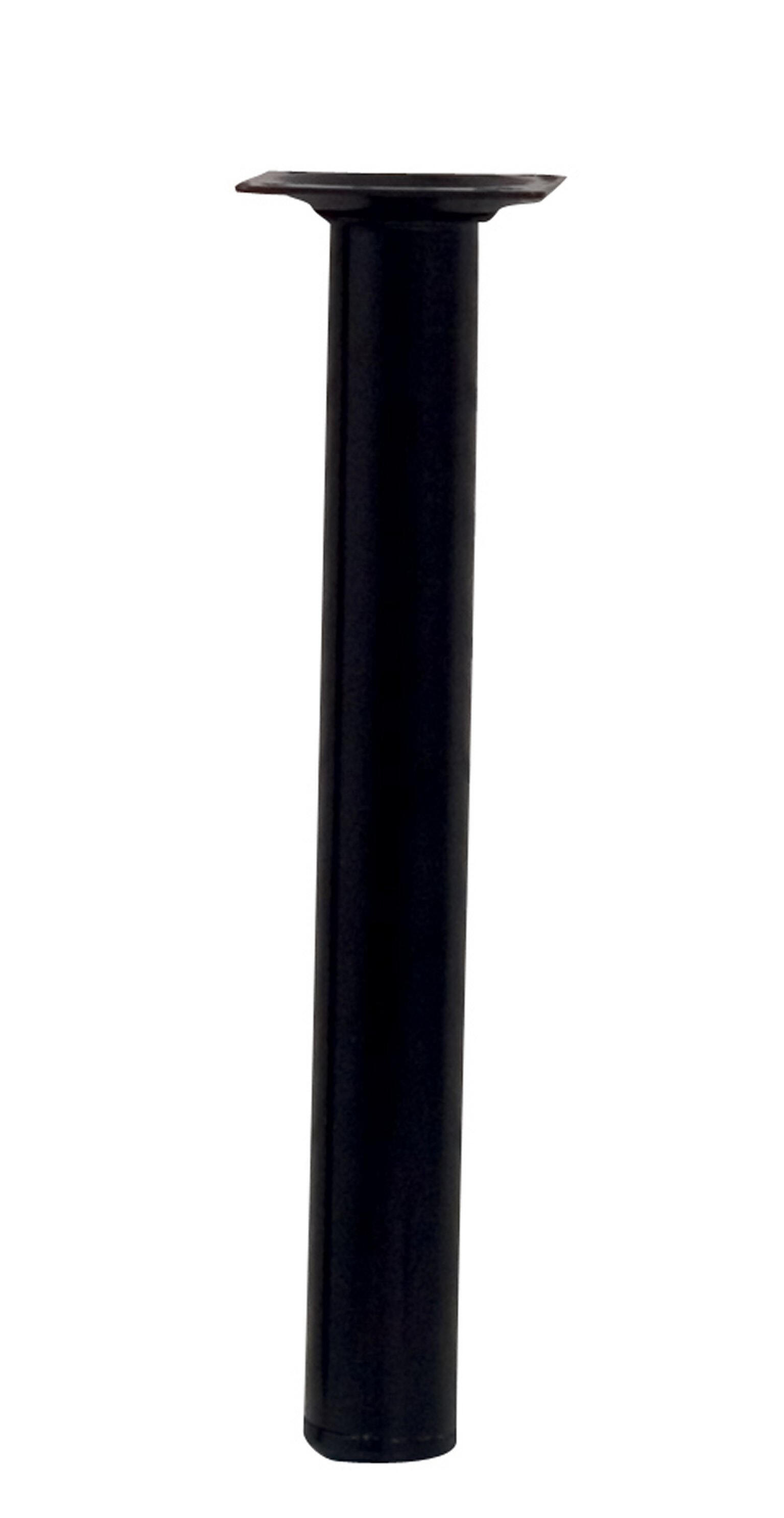 Pied de meuble Hettich, noir, diamètre 3 cm x hauteur 25 cm - 2