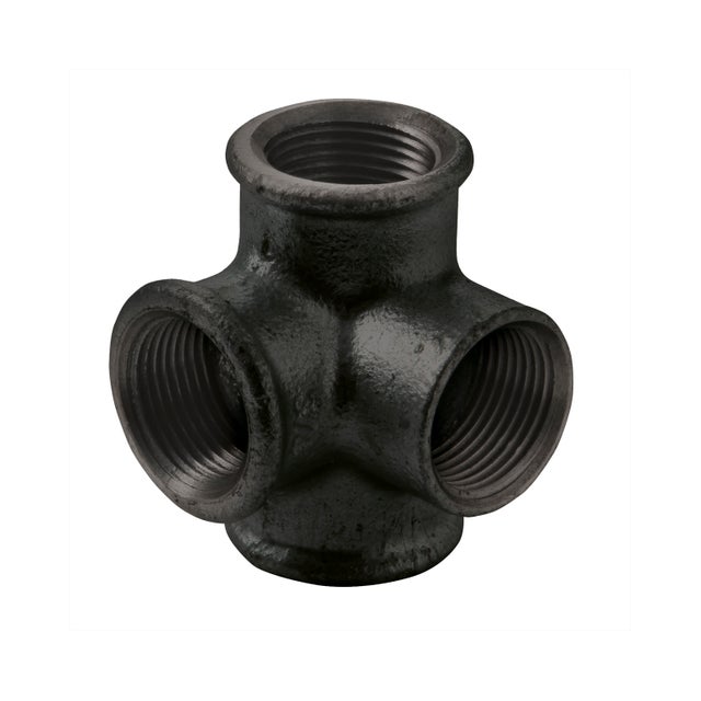 Raccord fonte pour tuyau acier à visser F/F D.1/2