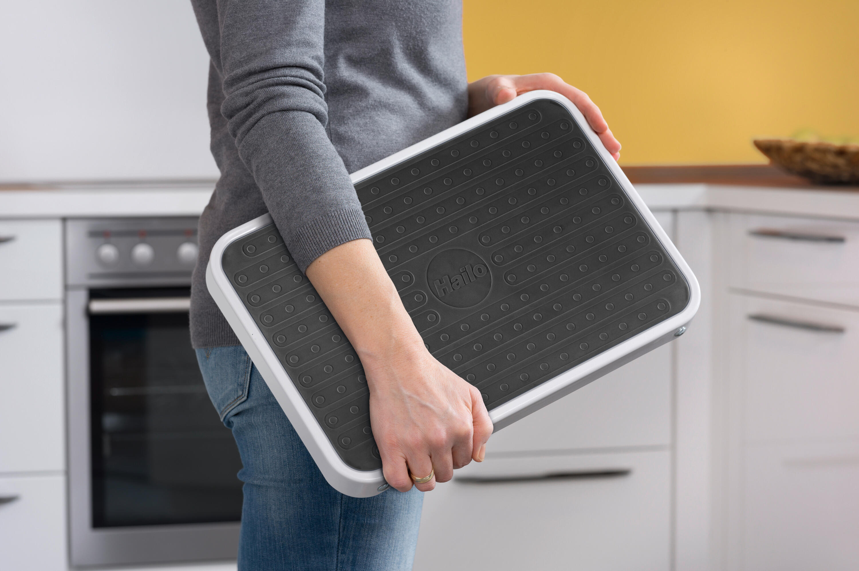 Marche pied HAILO One Step 1 marche pliant compact en acier pour enfant - 10