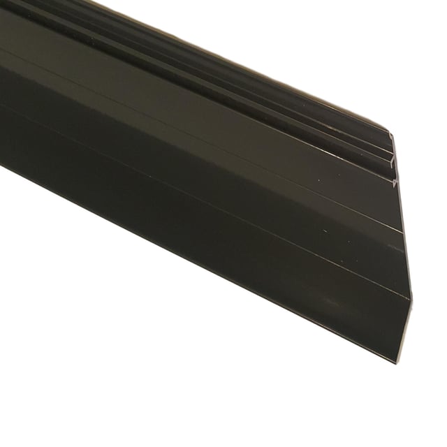 Faîtière universelle pour plaque ep. 16/32 mm gris, L.4 m