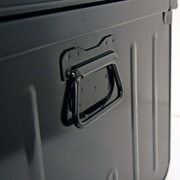 Boîte de chantier acier noir l.90 x H.37 cm SNOR - 5