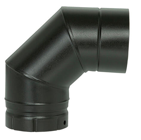 Coude de raccordement POUJOULAT, diam. 150 mm 90°