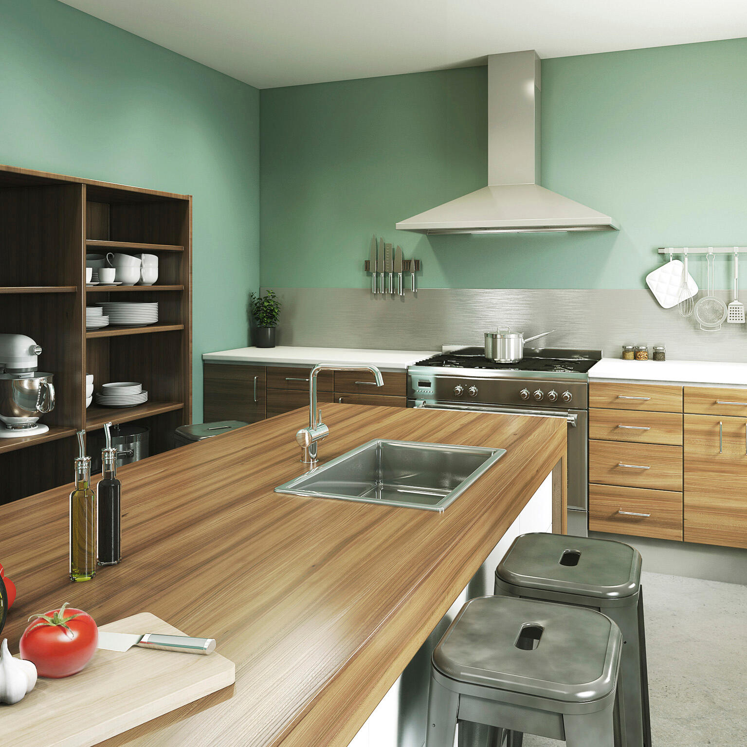 Vernis cuisine et bain LUXENS, incolore mat, 0.75l - 4