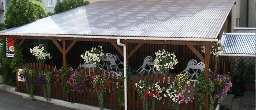 Plaque de couverture, ondulé , transparent, l.90 x L.300 cm, Ep.0.8 mm - 2