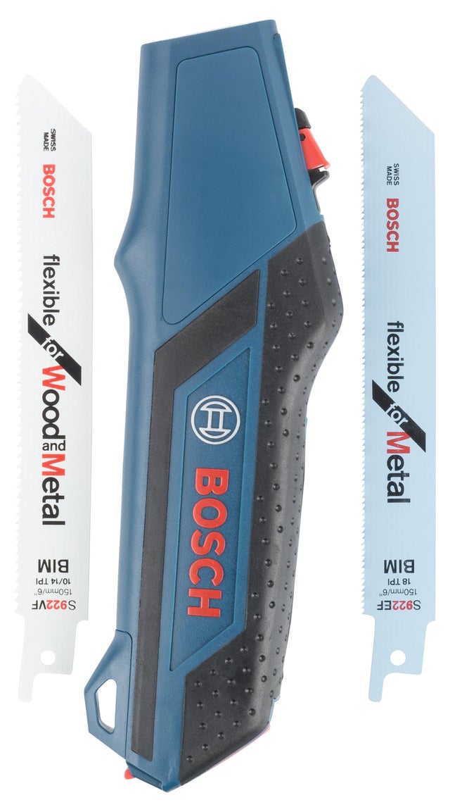 Scie à main + 2 lames bois et métal 150 mm - BOSCH