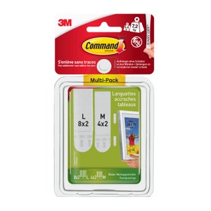 Lot 4 Supports Magnétiques Pour Télécommande - Adhésif Blanc, Pour TV, Climatiseur, Mur
