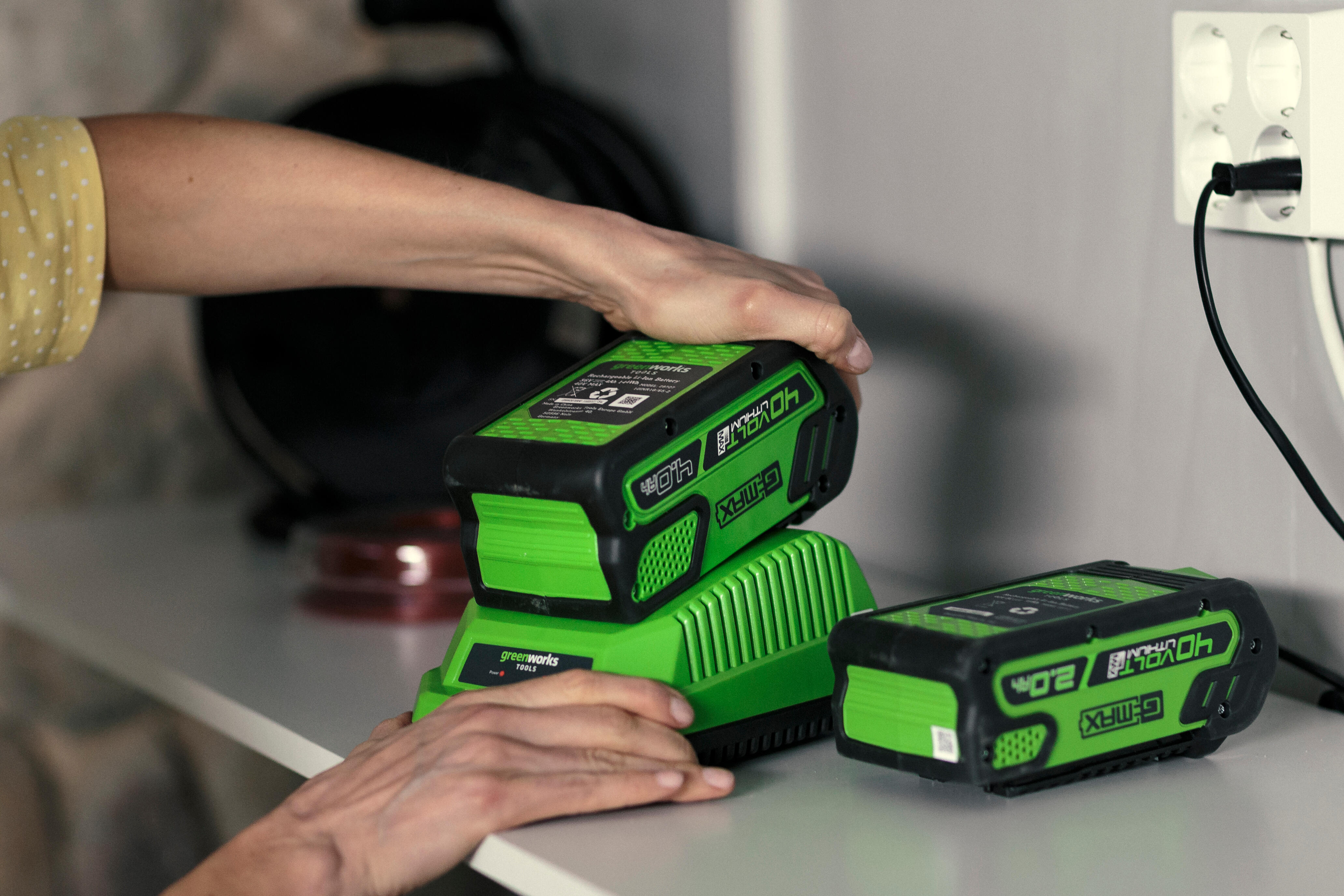 Batterie GREENWORKS, 40 V, 2 Ah G40b2 lithium-ion - 2