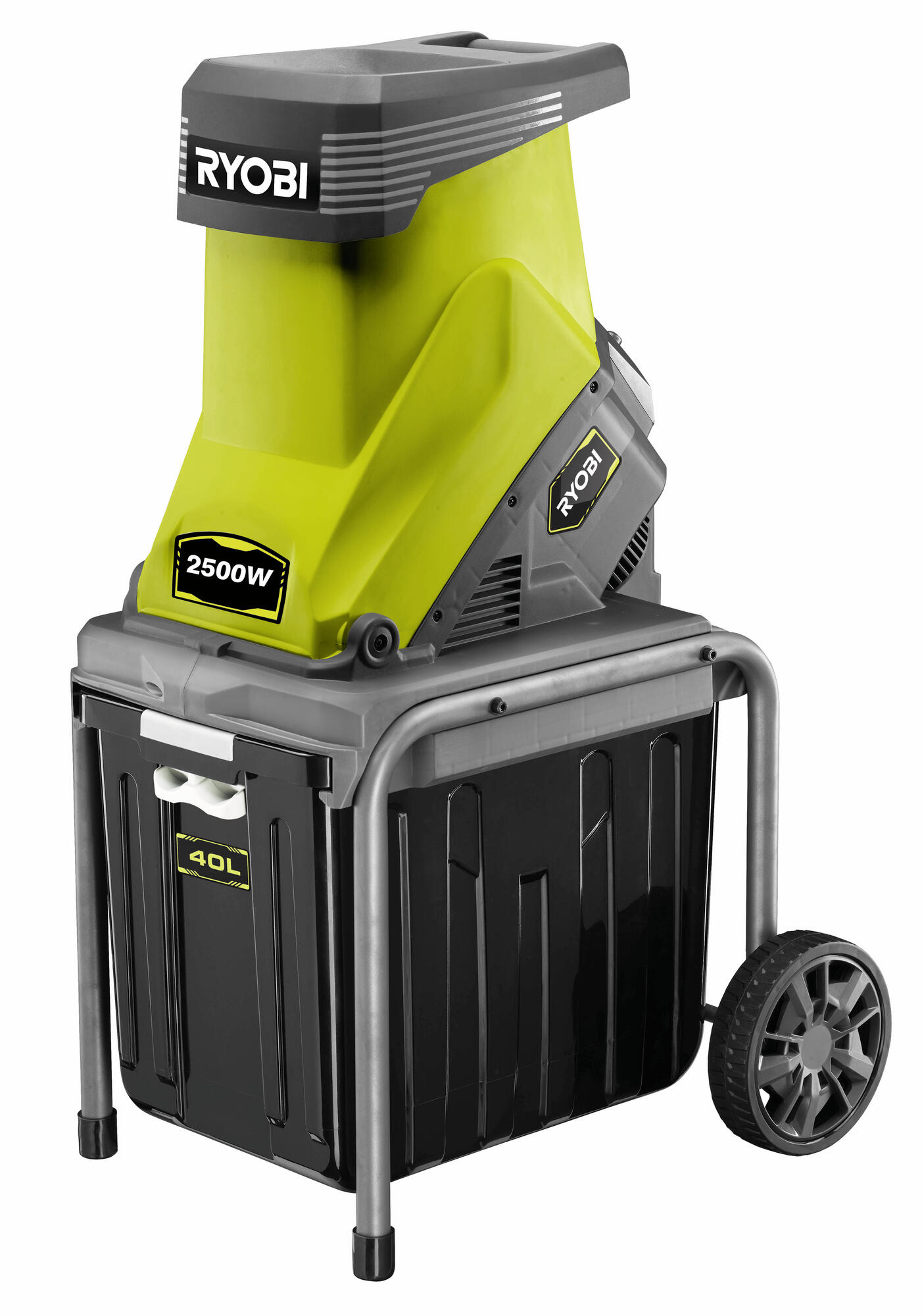 Broyeur De Végétaux électrique 2500W DEKOPRO - Coupe Branches Jusqu'à 45 Mm, Lame Disque, Léger