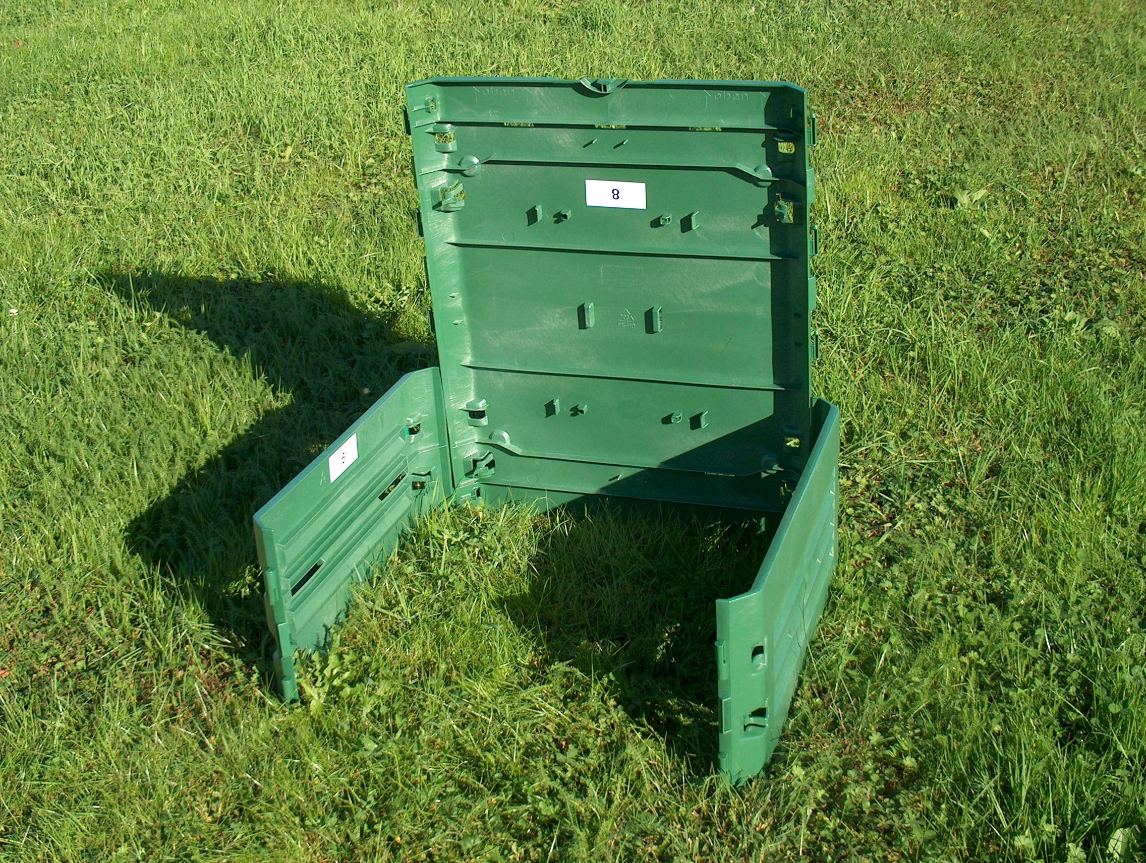 Composteur d'extérieur GARANTIA Thermoking vert 900 l - 3