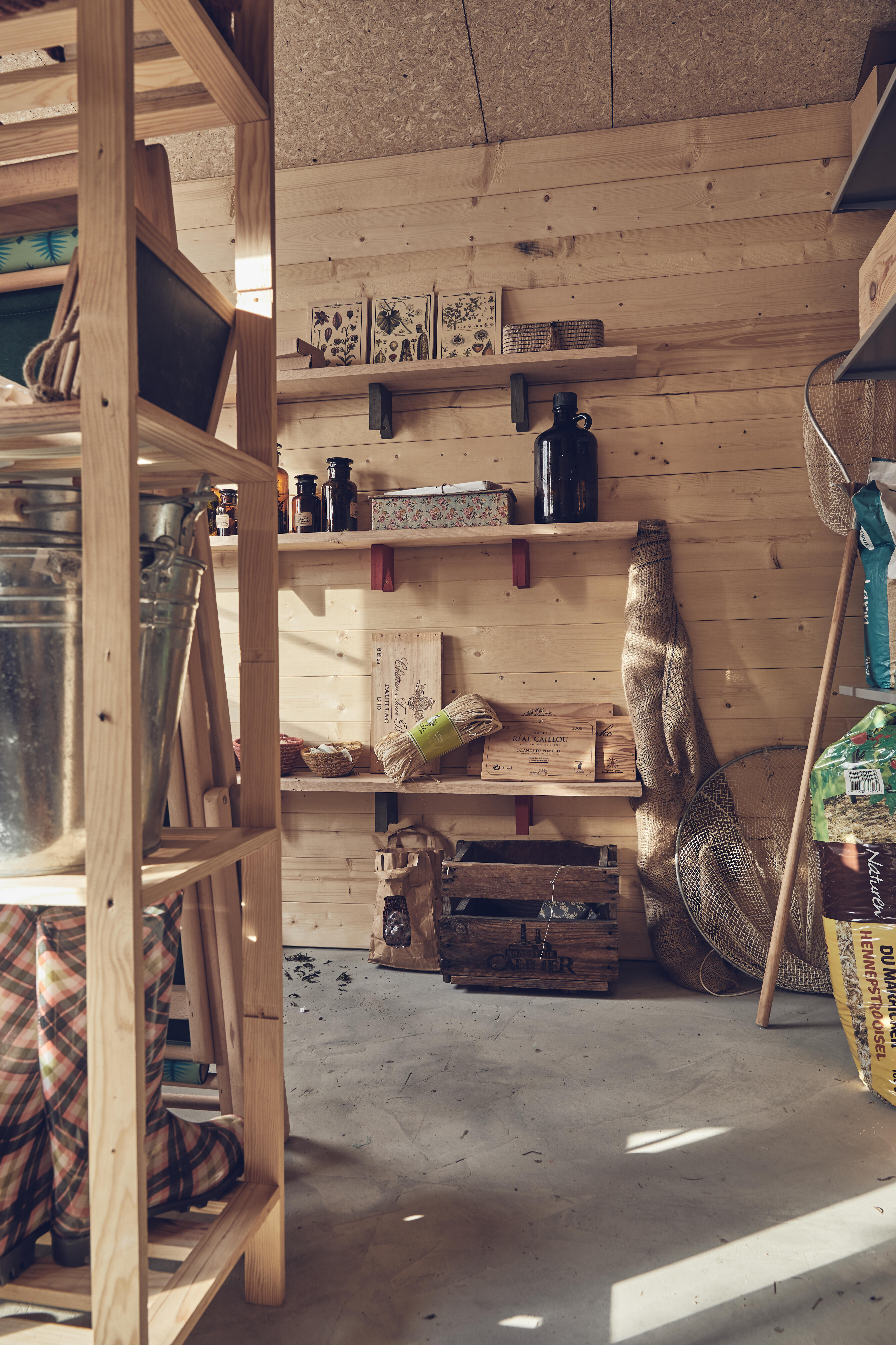 Etagère Pin, 5 tablettes , l.70 x P.30 x H.170 cm - 3