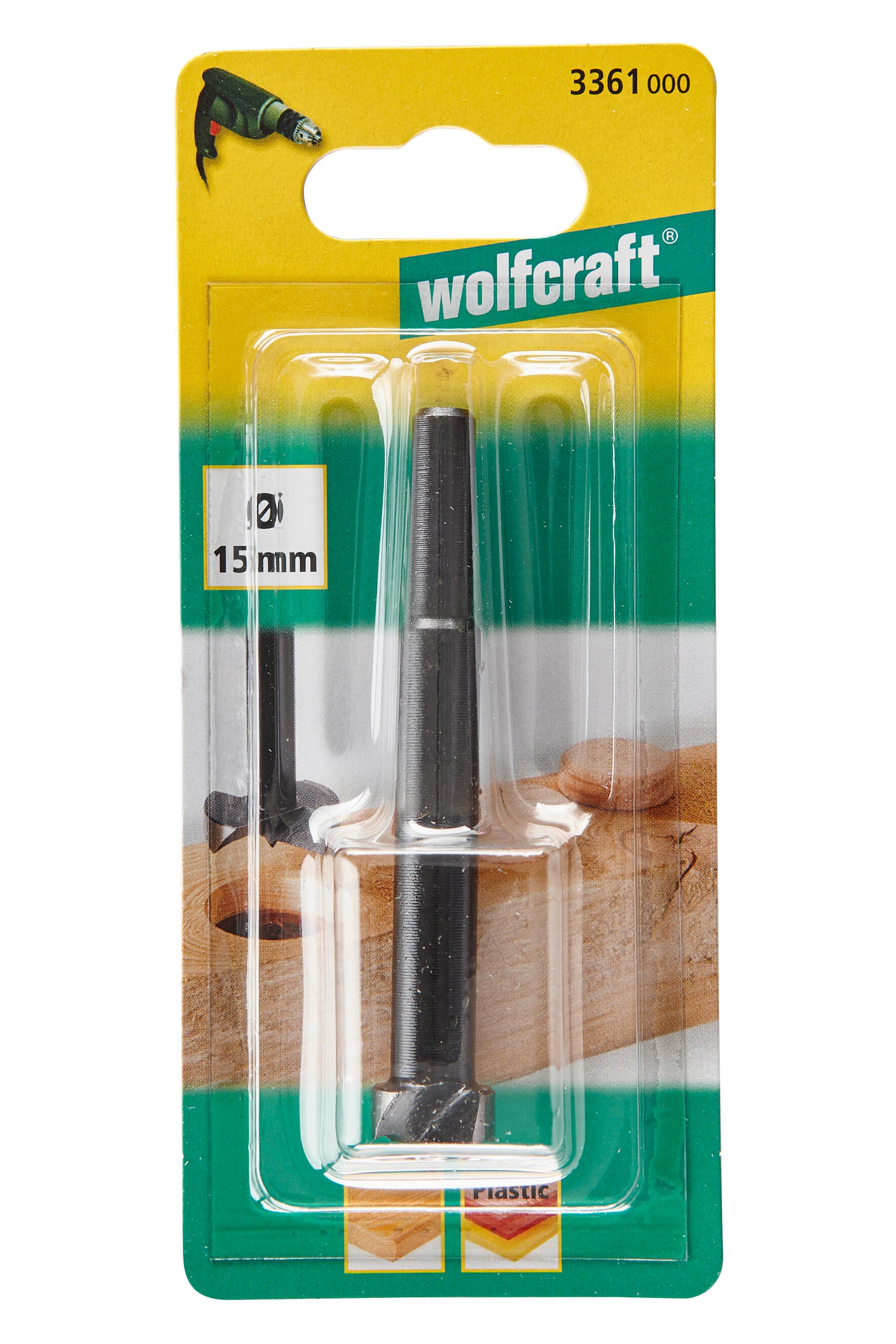Fraise à Bois Wolfcraft 3302000 - Diamètre 35mm - Pour Encastrement Et Assemblage