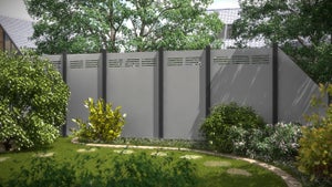 Brise-Vue Occultant 90% Gris Clair 1m X 3m – 190g/m² + Kit Fixation Offert – Intimité Totale Extérieur