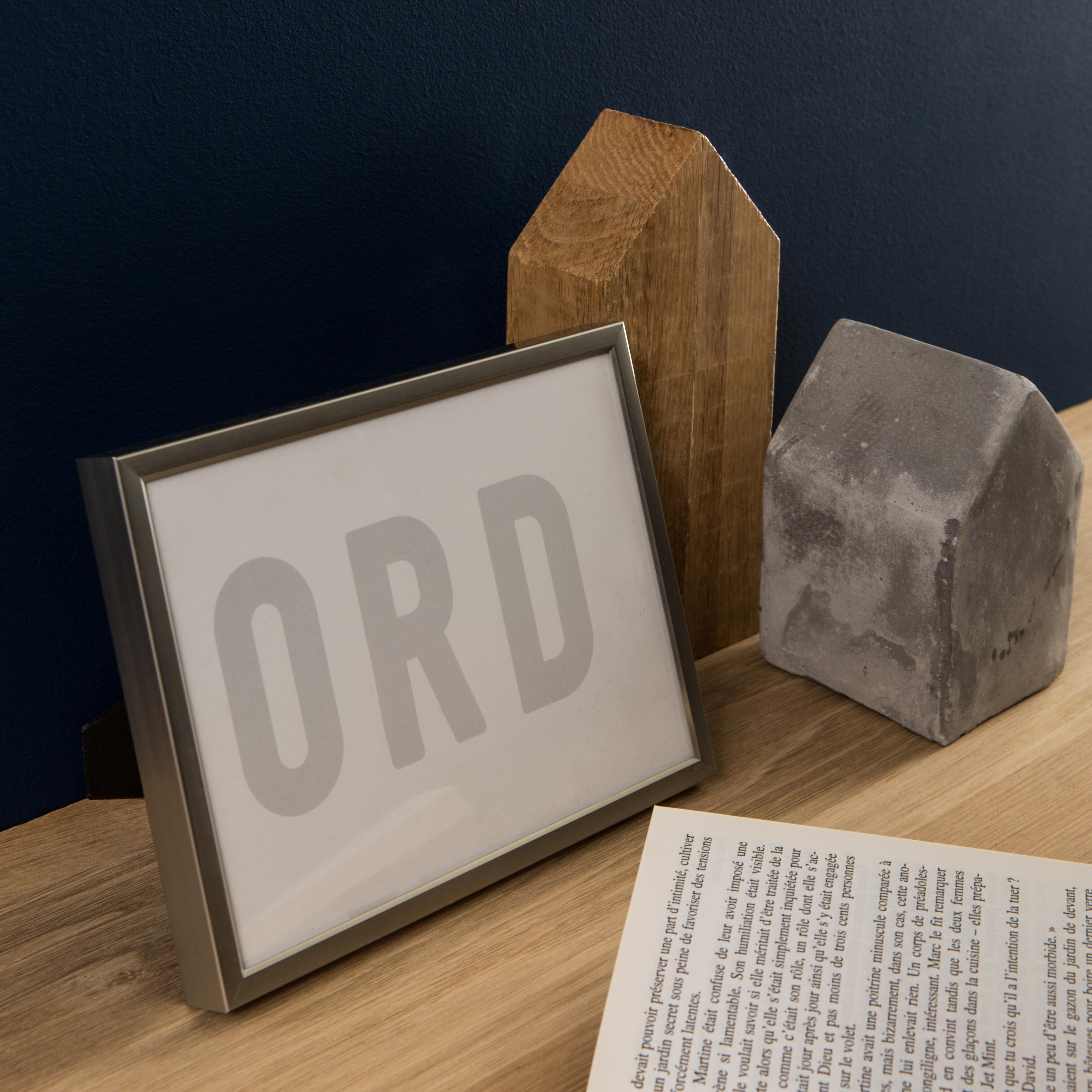 Cadre Accent nickel, H.15 x l.10 cm, aluminium argent, NIELSEN - 5