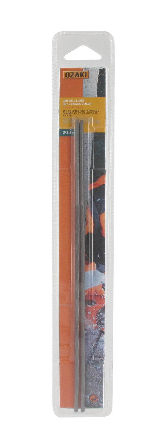 Lot De 3 Limes Rondes Bahco Pour Chaîne Tronçonneuse - Diamètre 5.2 Mm - Pas 3/8''