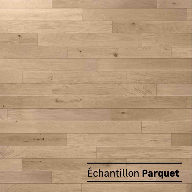Echantillon Parquet forte chêne naturel vitrifié M