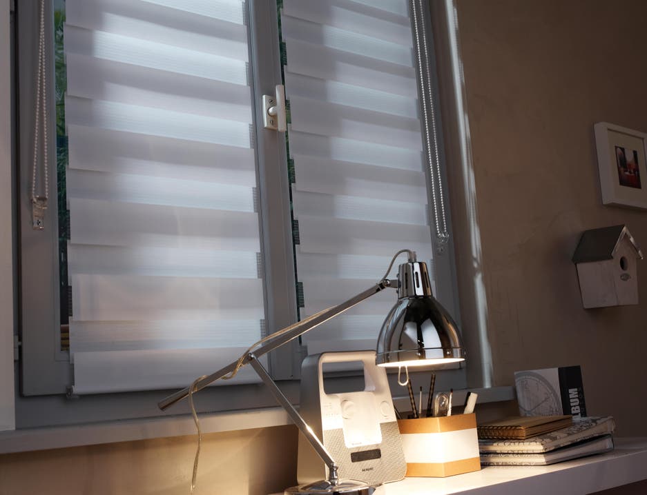 Store blanc qui laisse passer la lumière Leroy Merlin