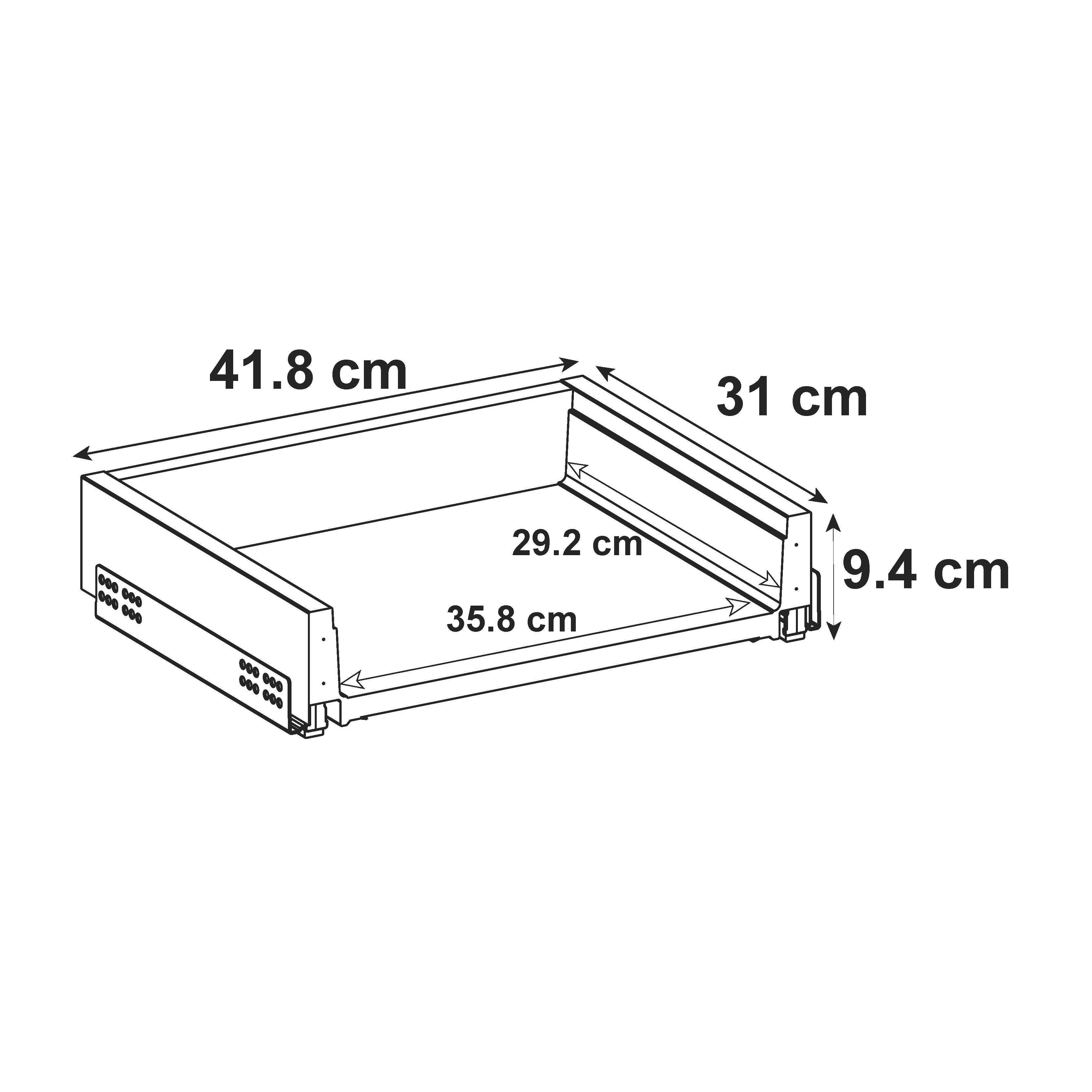 Szuflada kuchenna 45 cm S35 Delinia iD - 6
