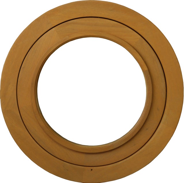 Fenêtre ronde basculante PVC blanc oeil de boeuf